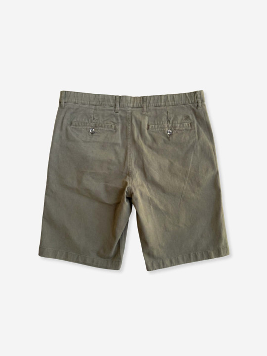 Bermuda en coton/élasthanne grandes tailles Pilier - Kaki