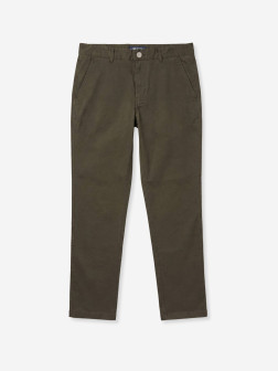 Pantalon chino parfait en coton-élasthanne stretch - kaki