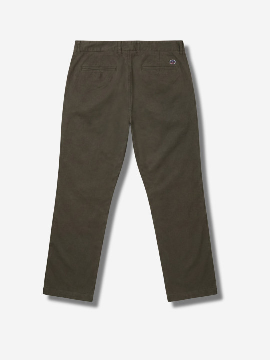 Pantalon chino parfait en coton-élasthanne stretch - kaki