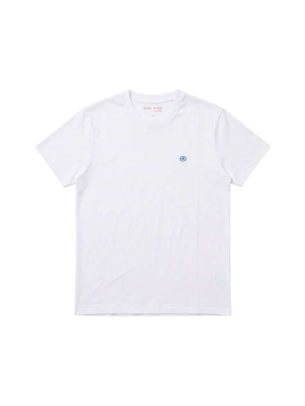 T-shirt imprimé dans le dos Rugby tropical - Blanc