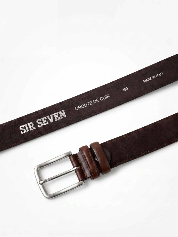 Ceinture en cuir pour homme - marron