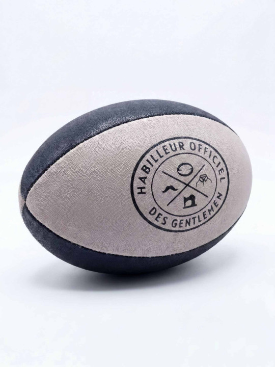 Ballon de rugby Atelier Rugby - blanc et bleu