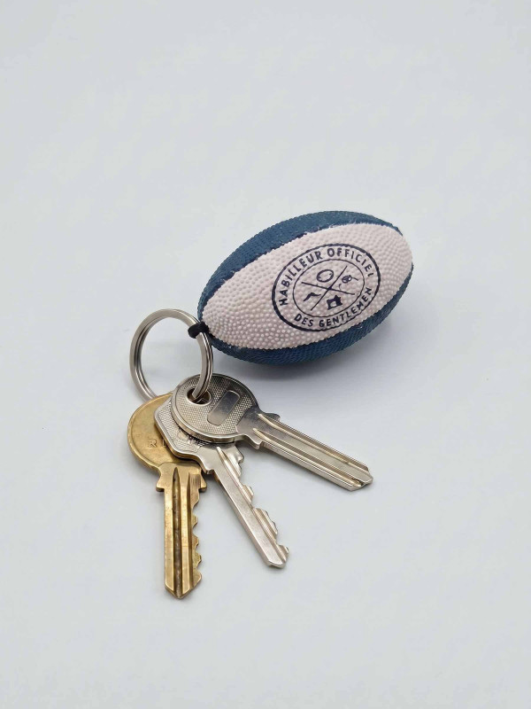 Porte-clés ballon de rugby