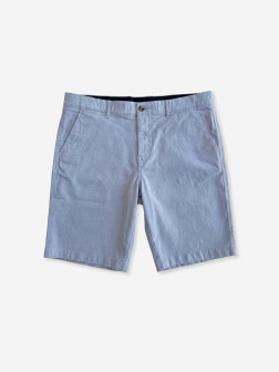 Bermuda en coton/élasthanne grandes tailles Pilier - Gris clair