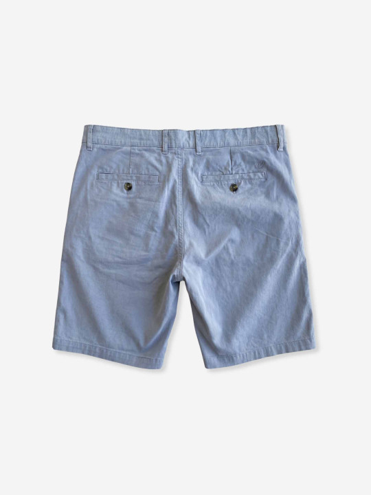 Bermuda en coton/élasthanne grandes tailles Pilier - Gris clair