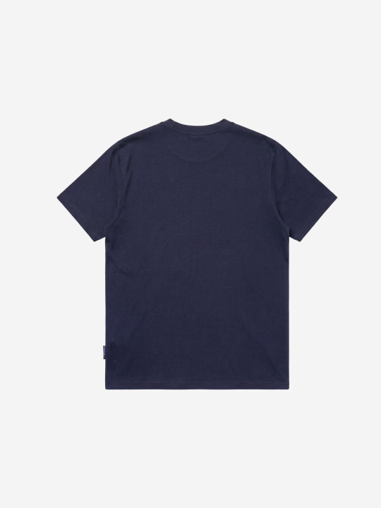 T-shirt col rond logo haute définition relief - Noir