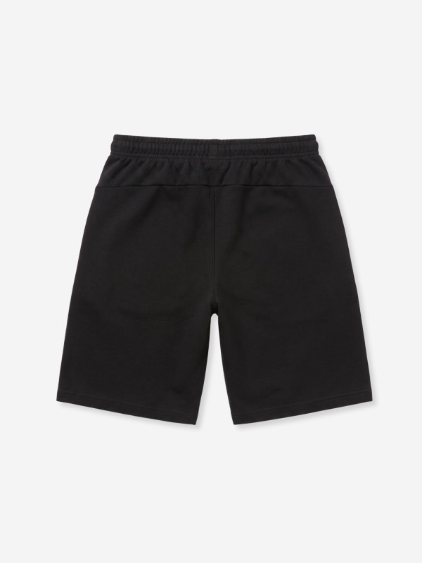 Bermuda en molleton avec ceinture confort élastiquée – Noir