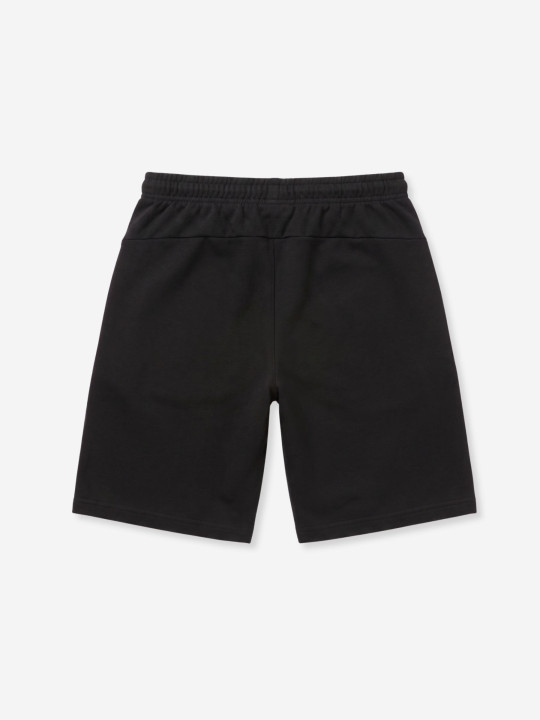 Bermuda en molleton avec ceinture confort élastiquée – Noir