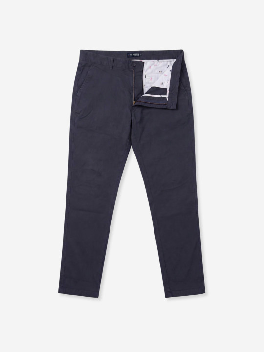 Pantalon chino parfait en coton-élasthanne stretch – Bleu marine