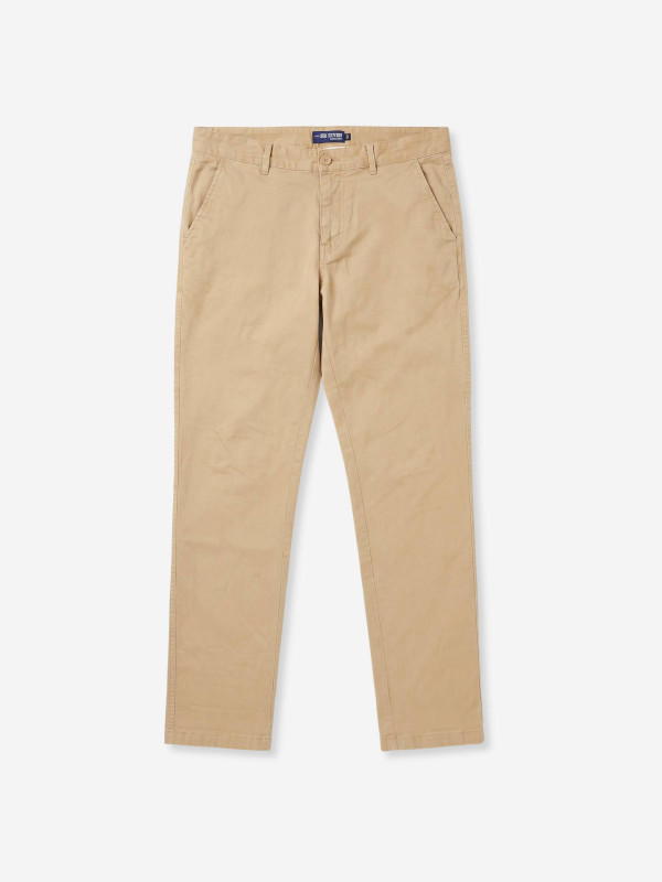 Pantalon chino parfait en coton-élasthanne stretch – Beige