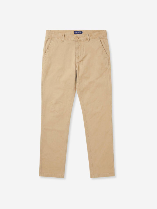 Pantalon chino parfait en coton-élasthanne stretch – Beige