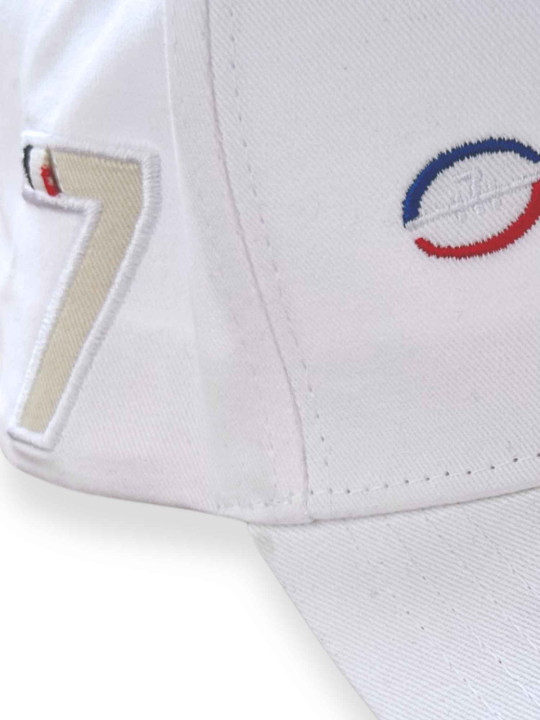 Casquette brodée en coton S7 Rugby - Blanc