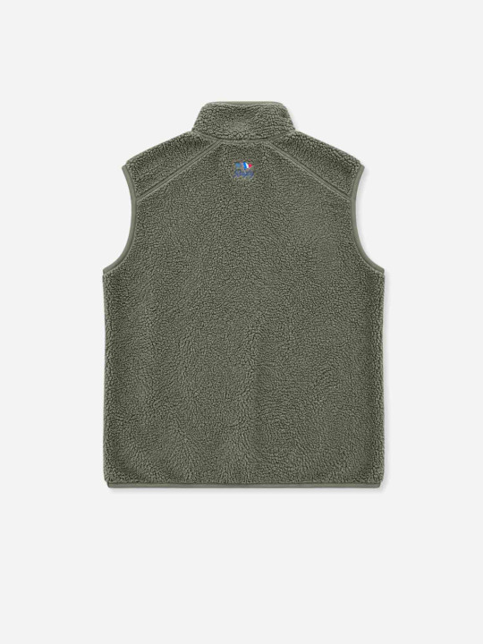 Polaire S7 Player sans manche en polyester recyclé - Kaki