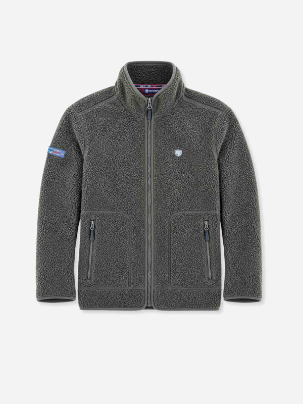 Veste polaire S7 Rugby en polyester recyclé - Kaki