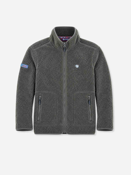 Veste polaire S7 Rugby en polyester recyclé - Kaki